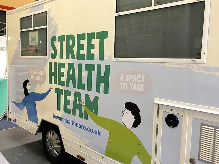 Mobile Clinic Van Graphics Fitting After